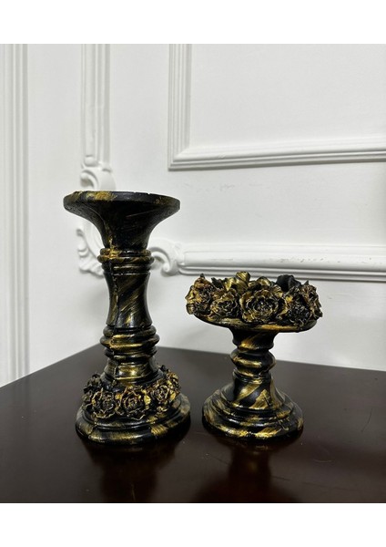 Şık El Yapımı Mumluk , Şamdan 2 Li Takım modelleri