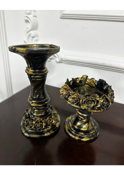 Şık El Yapımı Mumluk , Şamdan 2 Li Takım fırsatları