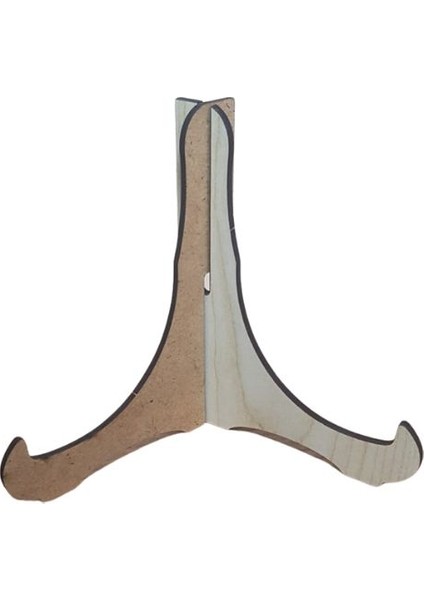 3 Adet Farklı Renkli Ahşap Şövalye Teşhir Ayağı Stant Çerçeve V2