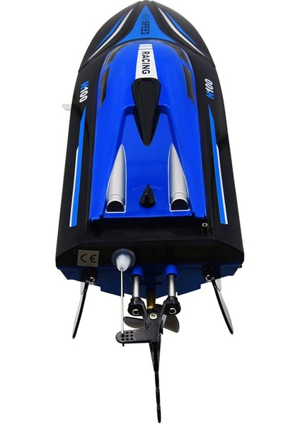 H100 Rc Hız Teknesi Su Geçirmez Yüksek Hızlı 35 cm Mavi Renk fırsatları