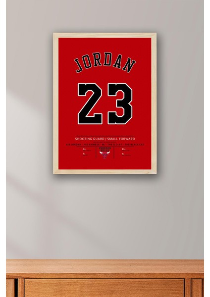 Michael Jordan Forma Çerçeveli Tablo - Nba Chicago Bulls Jersey fiyatları