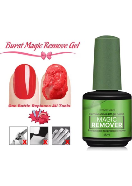 Hızlı Kalıcı Oje Çıkarıcı(Sökücü)- Magic Remover 15 ml modelleri