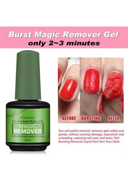Hızlı Kalıcı Oje Çıkarıcı(Sökücü)- Magic Remover 15 ml fırsatları