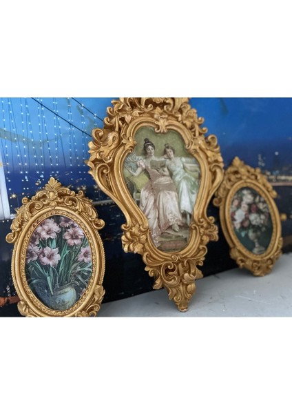 El Yapımı Tablo Vintage Tarzı 3lü Set fiyatları