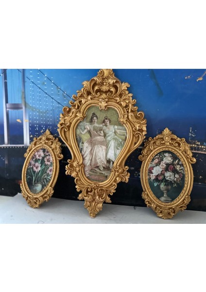 El Yapımı Tablo Vintage Tarzı 3lü Set fırsatları