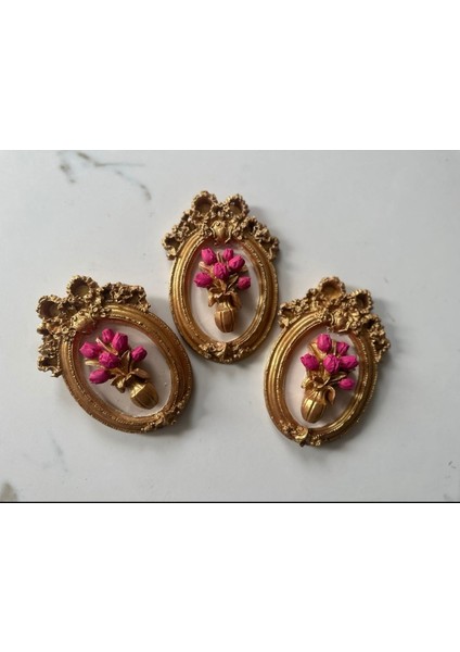 El Yapımı Küçük Duvar Tablo 13CM , 3 Lü Set fiyatları