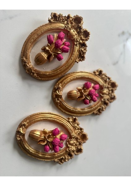 El Yapımı Küçük Duvar Tablo 13CM , 3 Lü Set fırsatları