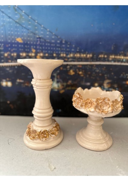 El Yapımı Şamdan , Sık Tasarım 2li Şamdan Set