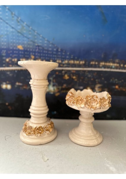 El Yapımı Şamdan , Sık Tasarım 2li Şamdan Set fiyatları