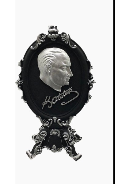 Siyah Gümüş Atatürk Panosu