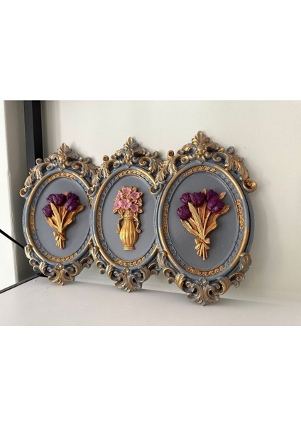 Duvar Süsü 3 Lü Dekoratif modelleri