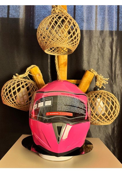 JK115 Güneş Vizörlü Çenden Açılır Kask