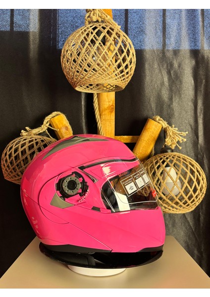 JK115 Güneş Vizörlü Çenden Açılır Kask modelleri