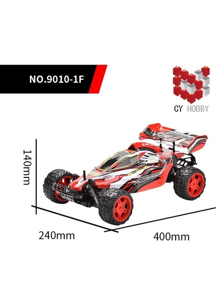 9010-1F 1:10 Kumandalı 40 cm Dev Off-Road Araba – Şarjlı, 2.4ghz, Yüksek Hızlı Rc Arazi Aracı