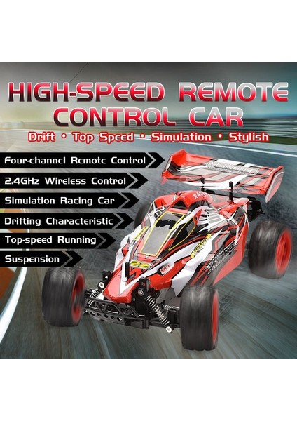 9010-1F 1:10 Kumandalı 40 cm Dev Off-Road Araba – Şarjlı, 2.4ghz, Yüksek Hızlı Rc Arazi Aracı