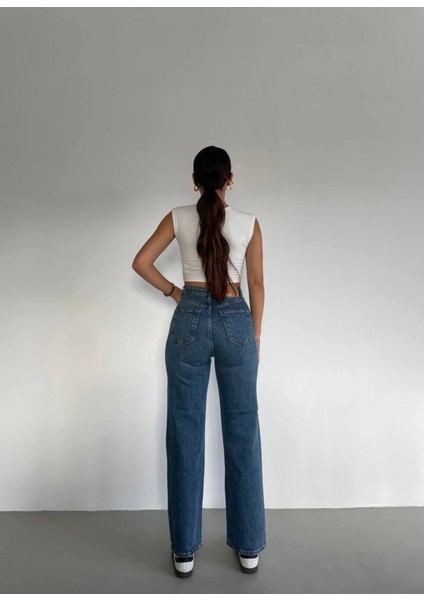 Yüksek Bel Denim Pantolon fiyatları