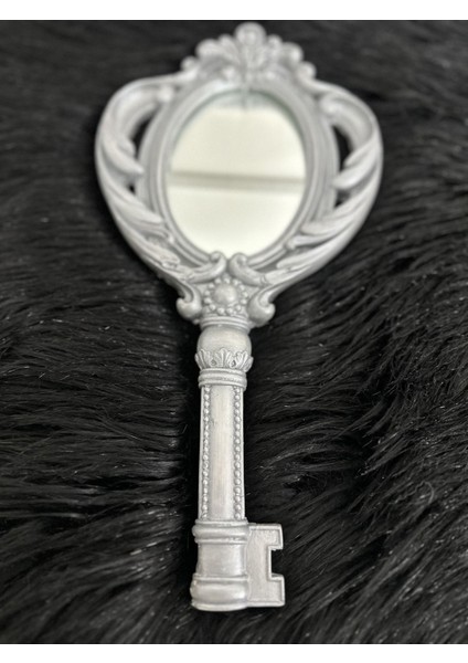 Gösterişli El Aynası Gümüş Rengi Modern Tasarım fiyatları