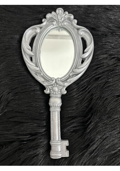 Gösterişli El Aynası Gümüş Rengi Modern Tasarım modelleri