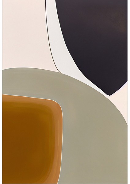 |soyut|turuncu Krem Abstract 02|çerçeveli Temperli Cam Tablo Tekli Dikey fiyatları