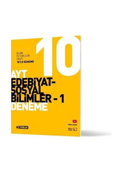 2025 Ayt Türk Edebiyatı Ve Sosyal Bilimler - 1 Deneme 10 Lu