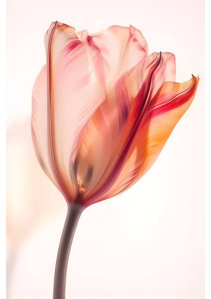 |kırmızı Soft Lale Modeli 01 |çerçeveli Temperli Cam Tablo Tekli Dikey fiyatları