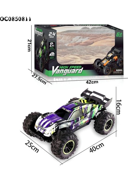 9010-5F 1:10 Kumandalı 40 cm Şarjlı Dev Off-Road Araba – 15KM/H Hızlı, 2.4ghz Rc Arazi Aracı