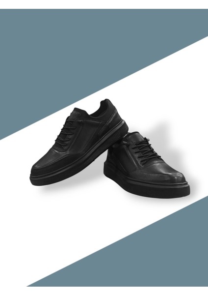 %100 Deri Ortopedik Yüksek Taban Erkek Sneaker Günlük Ayakkabı Bms B505 modelleri