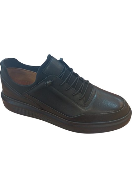 %100 Deri Ortopedik Yüksek Taban Erkek Sneaker Günlük Ayakkabı Bms B505 fırsatları