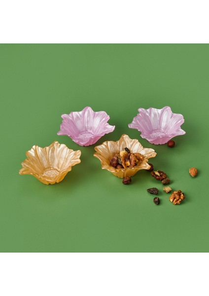 Kitchen Papatya 4'lü Çerezlik - Pembe - 10 cm fiyatları
