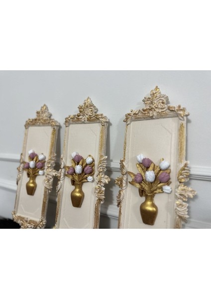 Duvar Tablosu 3 Lü Set , Modern Tasarım Dekoratif Aksesuar modelleri
