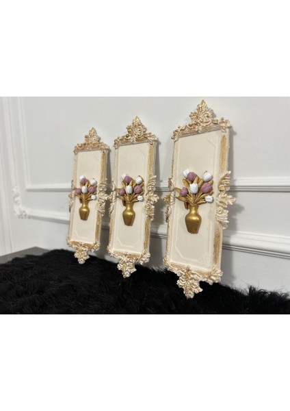 Duvar Tablosu 3 Lü Set , Modern Tasarım Dekoratif Aksesuar fırsatları