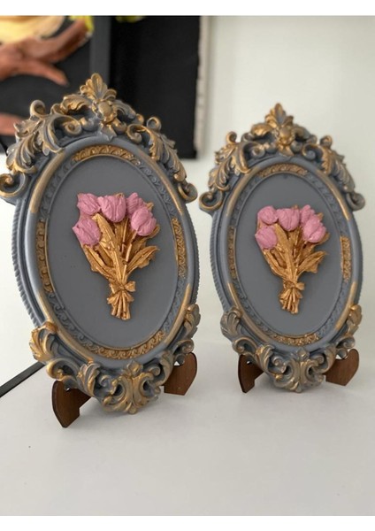 Çerçeveli Tablo 2 Li Set Duvar Dekorasyon Ürünü