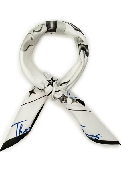 Yıldız Baskılı Sloganlı Fular TS1250065021002 modelleri