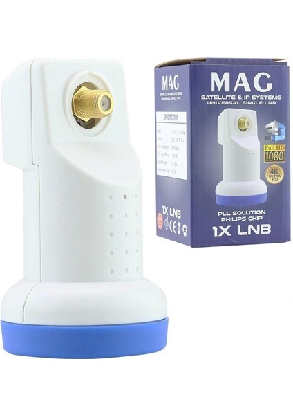 Mag Tekli Sıngle Lnb Altın Uçlu Sharp Chip 0.1db (5047) modelleri