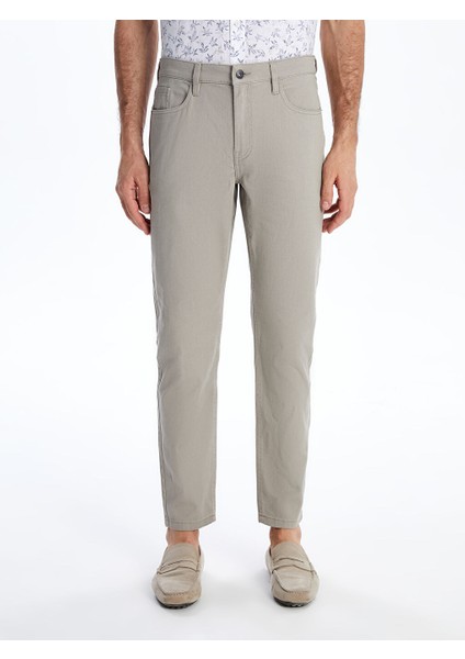 Yeni Sezon Slim Fit Gabardin Erkek Pantolon - W51789Z8