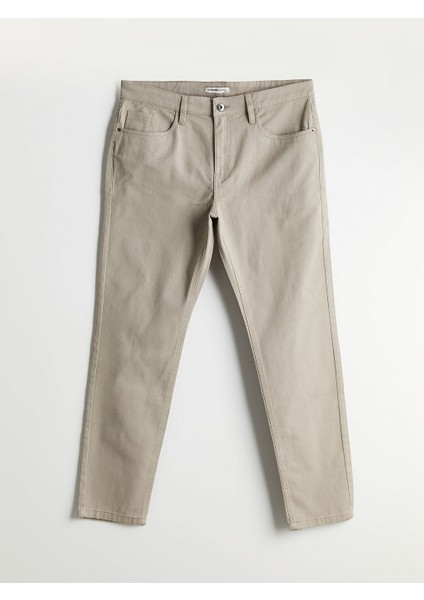 Yeni Sezon Slim Fit Gabardin Erkek Pantolon - W51789Z8