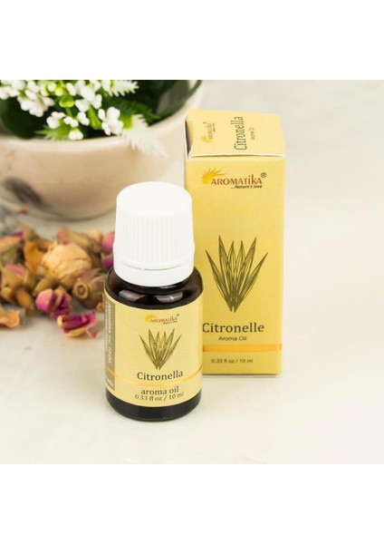 Citronelle Aromatik Yağ Difüzör ve Buhurdanlık Kokusu 10 ml