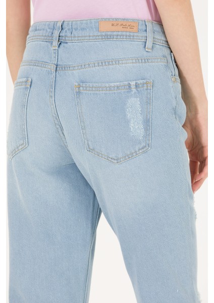 Kadın Açık Mavi Pantolon (Jean) 50263808-DN0021