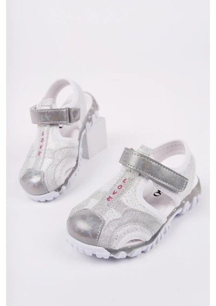 Arzen 03226 Ortopedik Önü Kapalı Kız Çocuk Sandalet