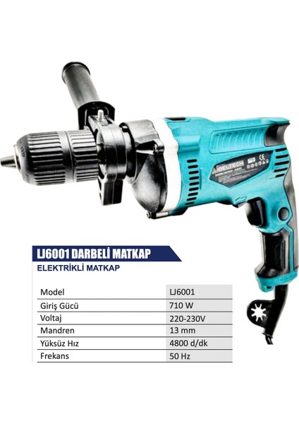 Ibeltech JL6001 13 mm Elektrikli Darbeli Matkap fiyatları