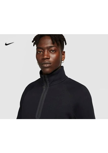 Nıke Tech Fleece Half-Zip Top Erkek Sweatshirt FB7998-010 modelleri
