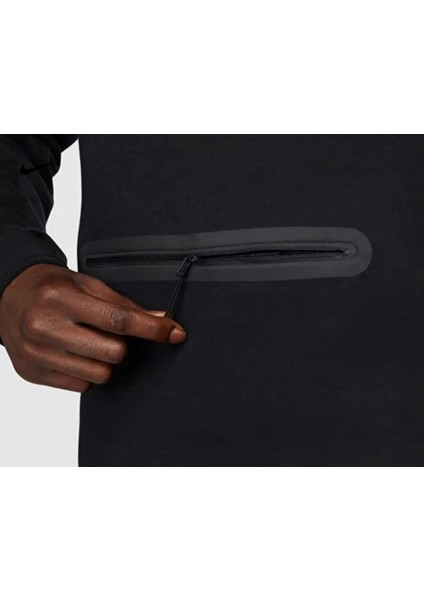 Nıke Tech Fleece Half-Zip Top Erkek Sweatshirt FB7998-010