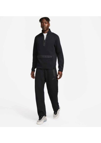 Nıke Tech Fleece Half-Zip Top Erkek Sweatshirt FB7998-010