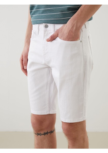 Yeni Sezon Slim Fit Erkek Jean Sort - S5K992Z8 modelleri