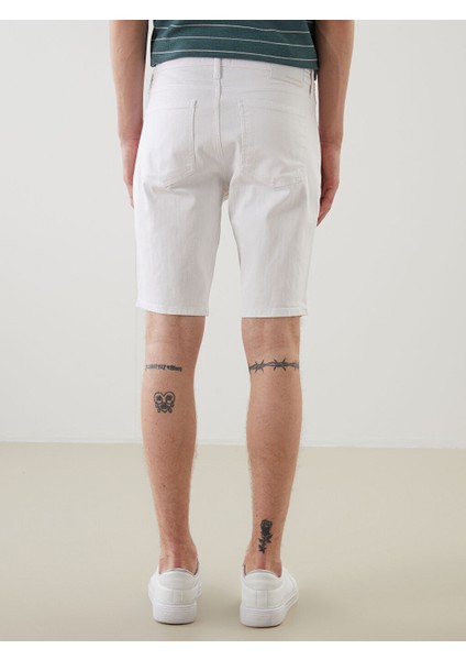 Yeni Sezon Slim Fit Erkek Jean Sort - S5K992Z8 fırsatları