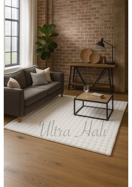 Fluffy Serisi Tavşan Tüyü Peluş Halı