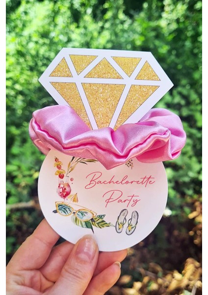 Hediyelik Toka Bekarlığa Veda Hediyesi Bachelorette Party Saten Toka 10LU