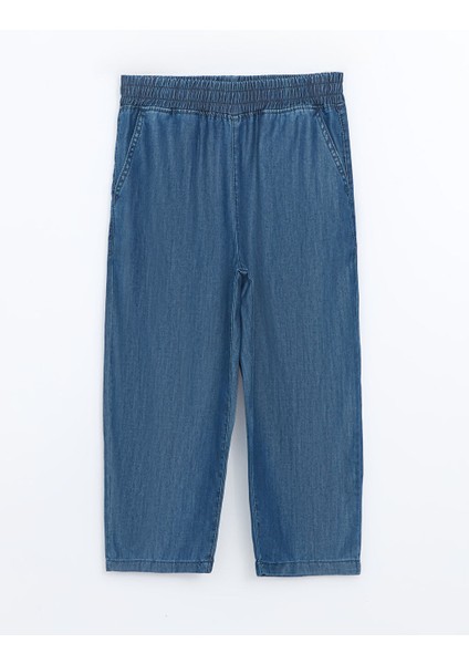 Yeni Sezon Beli Lastikli Kadin Jean Kapri - S5FT00Z8 indirimleri