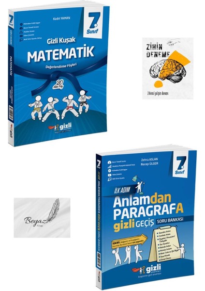 Gizli 7.sınıf Gizli Kuşak Matematik Değerlendirme Föyleri Anlamdan Paragrafa Gizli Geçiş Zihin Deneme