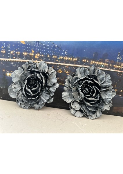 Özel Tasarım Duvar Çiçek 21CM 2li Set